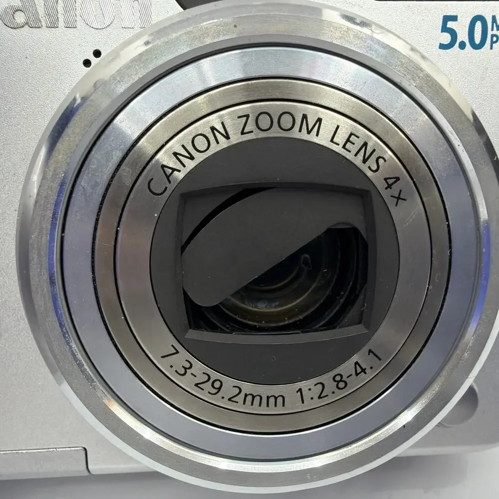 Canon PowerShot A610 PC1146 5.0MP Silver Digital Camera For Parts Repair